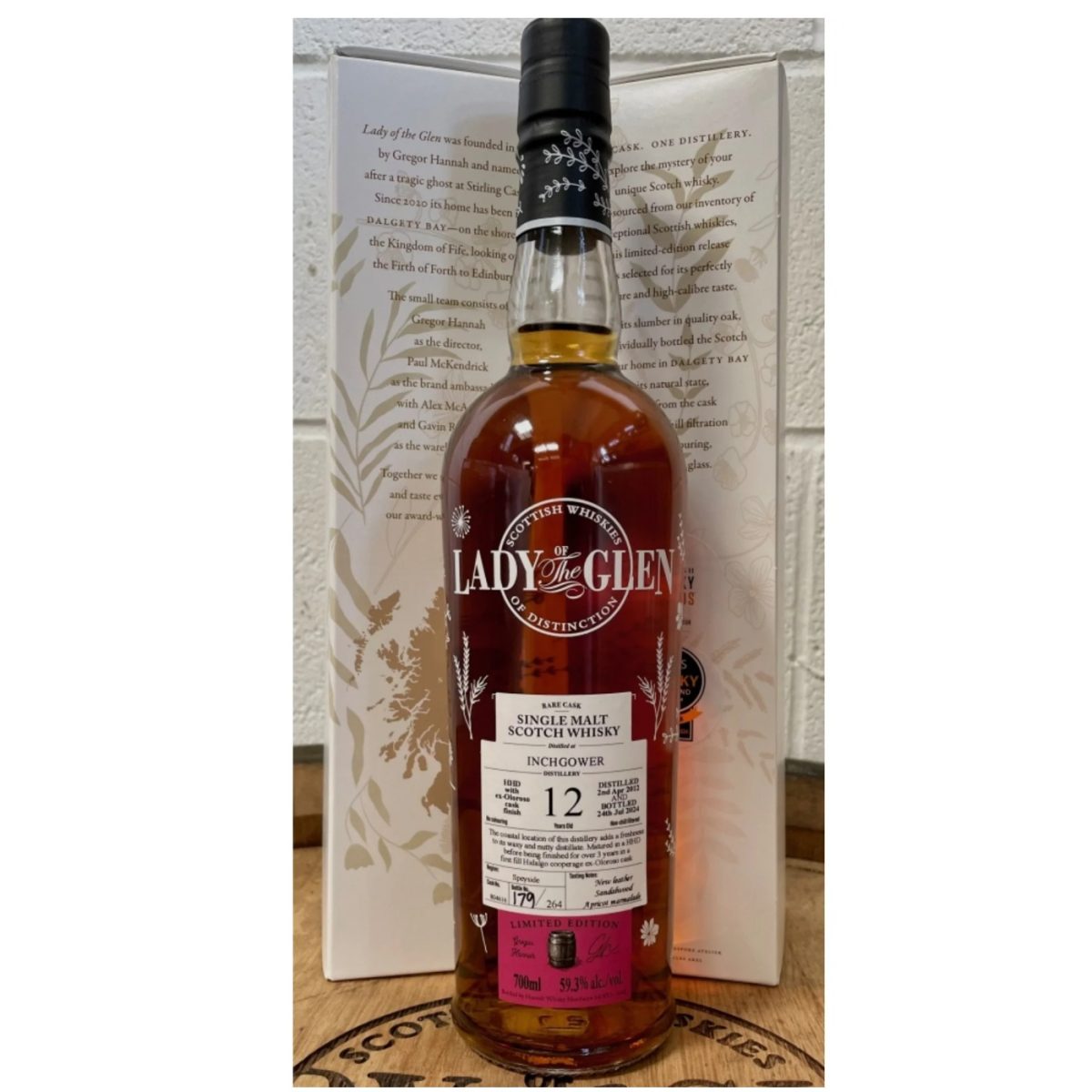 Lady of the Glen Inchgower 12 Anos 2012 Oloroso Cask Finish 700ml