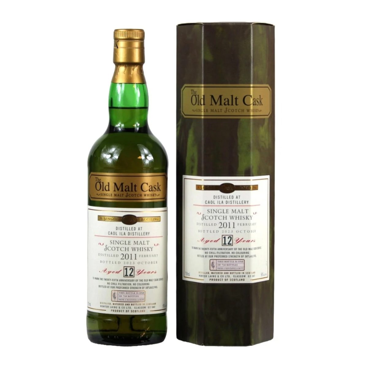 Caol Ila 12 Anos Sherry Old Malt Cask 25º Aniversário 700ml
