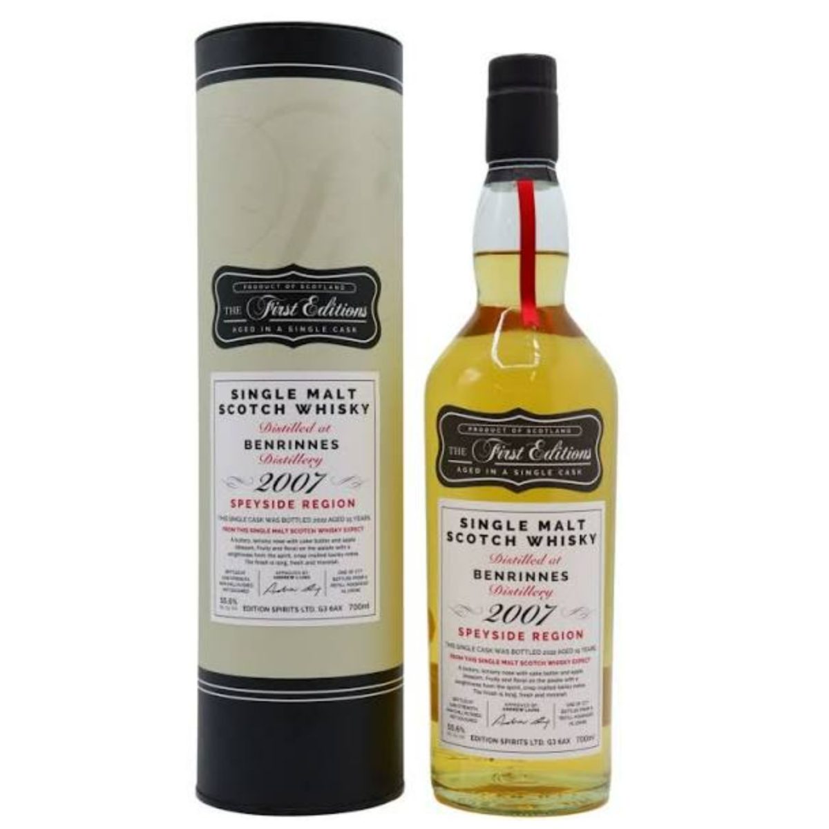 The First Editions Benrinnes 2007 16 Anos Refill Hogshead 700ml